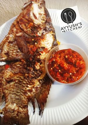 A picture of Grilled fish.