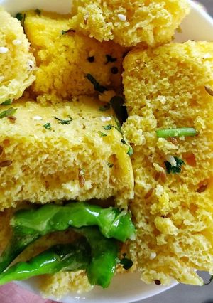 A picture of Dhokla.