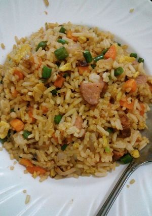 A picture of Stir Fried Rice #myricedishcontest.