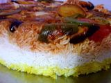 مقلوبه بالخضار