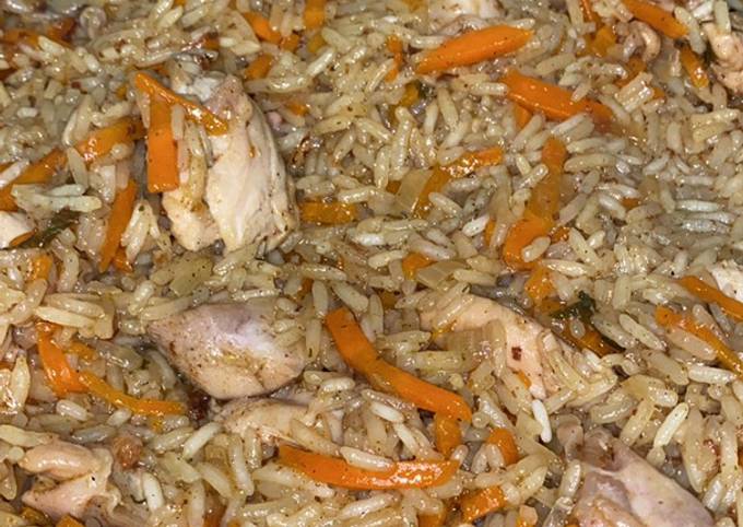 Плов с курицей