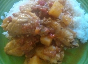 Una foto de Alitas de pollos guisadas en salsa de tomates