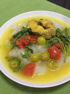 Foto resep Papeda Ikan Kuah Kuning