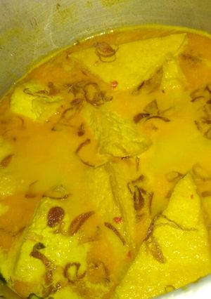 Foto resep Tahu kuning santan ala warteg