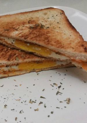 Foto resep Simple Egg Sandwich