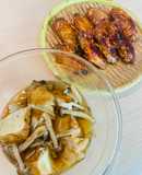 炸雞翅&油豆腐燉菜｜過熱水蒸氣烤箱微波爐