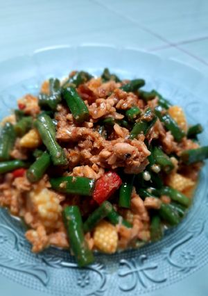 Foto resep Tumis kacang panjang