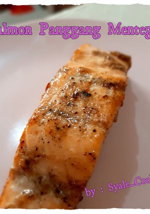 Foto resep Salmon Panggang Mentega Sooo Simple