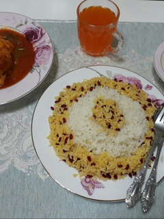 عکسی از دستور زرشک پلو با مرغ 🍗