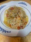 Pilaf de orez cu legume și pui