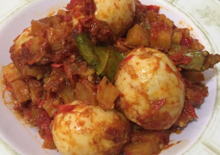 BALADO KENTANG TELOR PEDAS MANIS 馃構