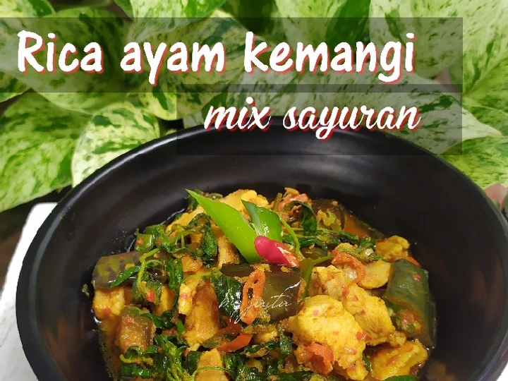 Langkah Gampang Menyiapkan Resep Rica ayam kemangi mix sayuran yang Uenak Anti Ribet, Mantap Sekali