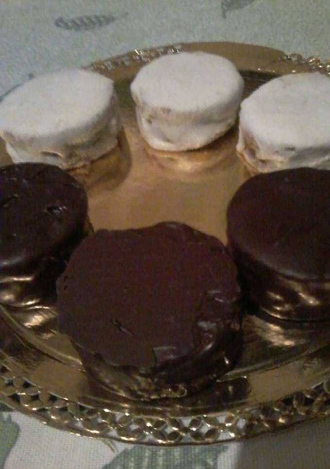 Una foto de Alfajores de chocolate y dulce de leche