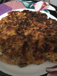 Una foto de Tortica de plátano amarillo o maduro y cereales