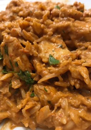Foto principal de Pollo al curry con leche de coco en Airfrier Cosori