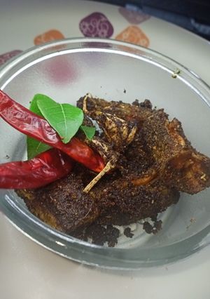 A picture of Karela fry.