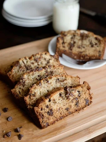 Easy Way Make Recipe Chocolate Chip Banana Bread that is Awesome, Can Spoil the Tongue}