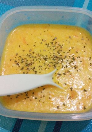 A picture of Mpasi Corn Soup Pumpkin.