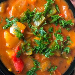 Capsicum masala A picture of Capsicum masala.