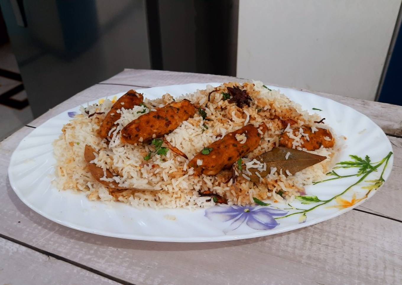 Malai Seekh Biryani