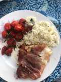 Haddock wrapped in Parma ham with sage and butter