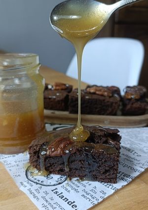 Une photo de 🌱Caramel au beurre salé (option sans produits laitiers)