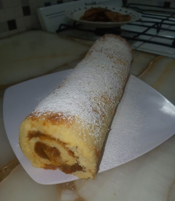 Una foto de ✨Pionono relleno con Dulce de Leche✨