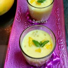 A picture of Mango Sago Pudding.