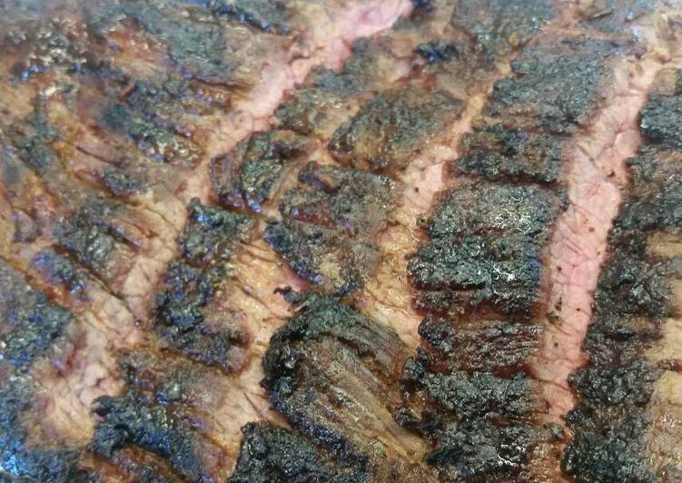 Recipe of Quick Red Chile Flank Steak