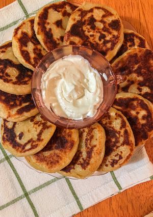 Töltött krumplilepény🥔🍽 recept fotója