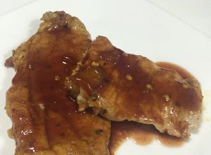 Una foto de Lomo de cerdo agridulce