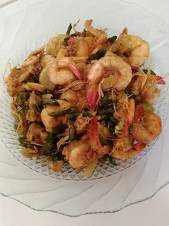 Foto resep Oseng Udang Pedas