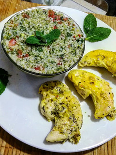 Una foto de Filetitos de Pollo con Tabbule