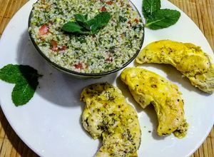 Una foto de Filetitos de Pollo con Tabbule