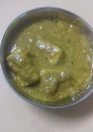 A picture of Malai paneer.