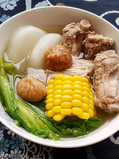 無花果蘿蔔排骨湯 的食譜成品照片