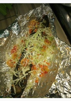 A picture of Home made cat fish.