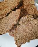 Pan de linaza y harina de salvado grueso