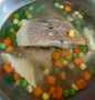 Resep buat Sup ikan nila tahu dan sayuran mpasi 18 bulan  spesial