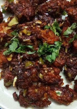 A picture of Veg Dry Manchurian.