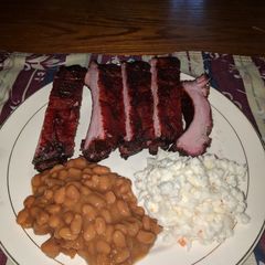 A picture of Smoked Baby Back Ribs.