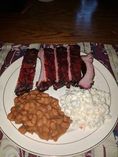 A picture of Smoked Baby Back Ribs.