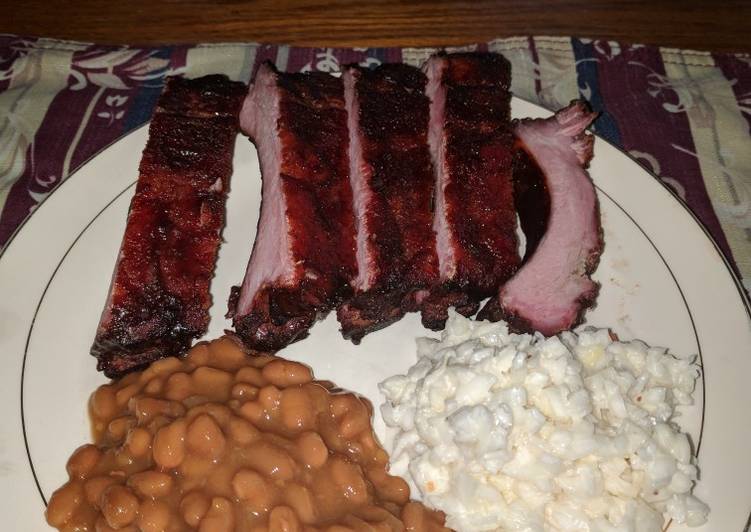 Recipe of Favorite Smoked Baby Back Ribs