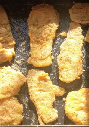 Una foto de Milanesas de Berenjena