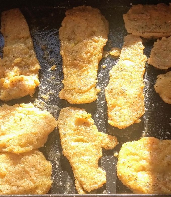 Una foto de Milanesas de Berenjena