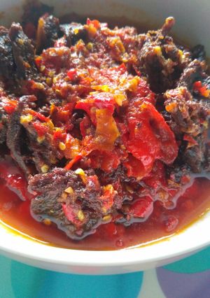 Foto resep Dendeng Balado #BikinRamadhanBerkesan