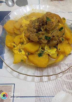 صورة لوصفة بطاطا بالثوم