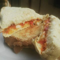 A picture of Mini bread pizza.