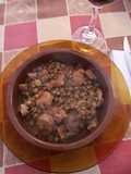 Cazuela de cerdo y lentejas