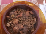 Cazuela de cerdo y lentejas